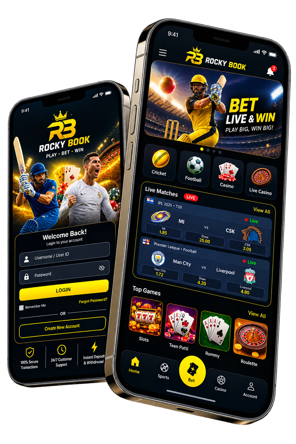 Rocky Book Betting App